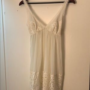 White lace Night Dress